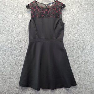 Tommy Hilfiger Sleeveless Lace Fit And Flare Black Dress.​​